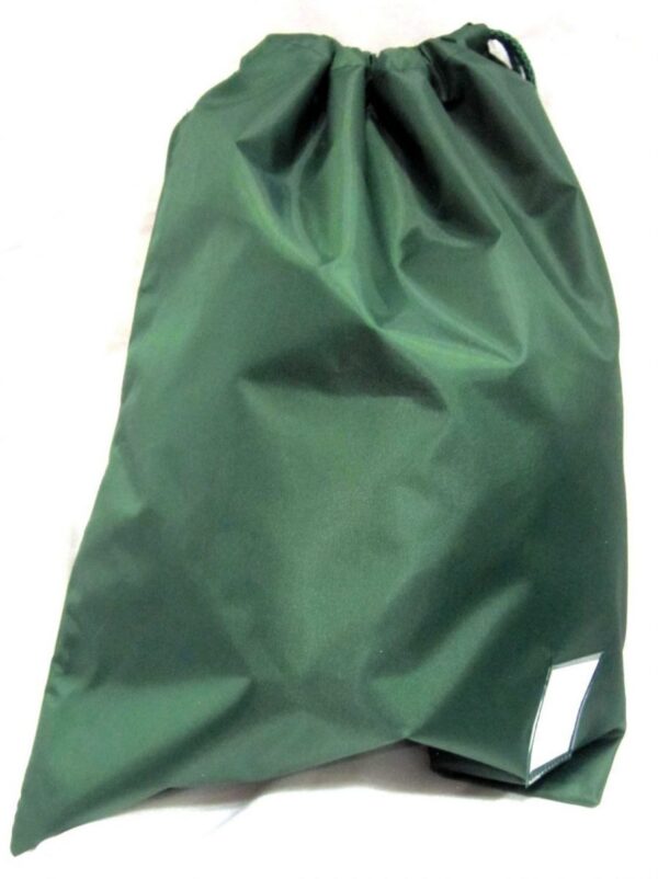Bottle green washable clothes bag