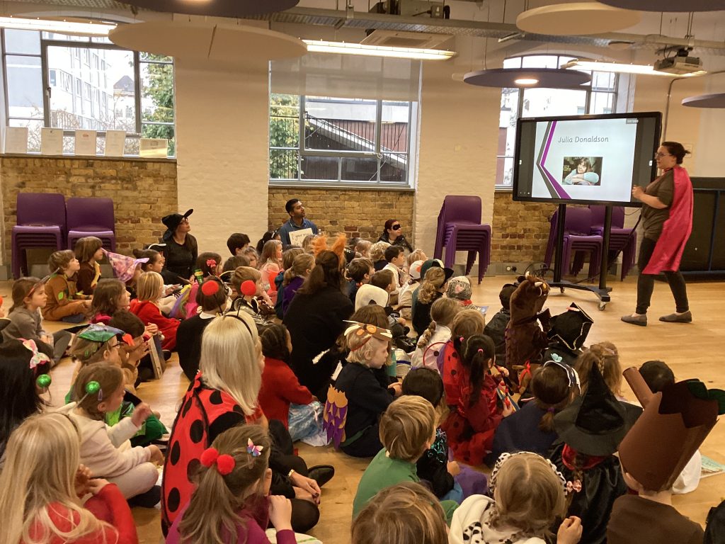 the Gower School Children Dressed Up As Characters from Julia Donaldson's Books.