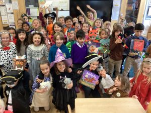 Children Dressed in Costume for Julia Donaldson Day 2022.